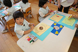 スパゲティの制作　　うさぎ・ぱんだ