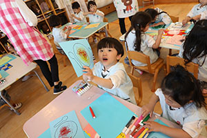 スパゲティの制作　　うさぎ・ぱんだ