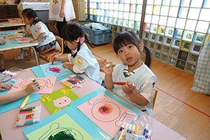 スパゲティの制作　　うさぎ・ぱんだ