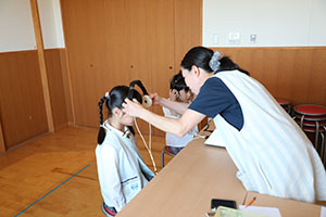 視力・聴力検査がありました　　年長組