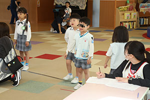 視力・聴力検査がありました　　年長組