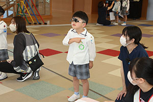 視力・聴力検査がありました　　年長組