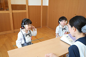 視力・聴力検査がありました　　年長組