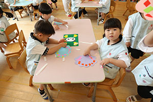 時の記念日の制作　きりん