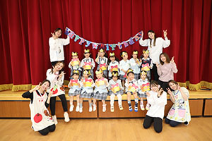 4月生まれのお誕生会　「幼稚園劇」　年少組・ひよこ・あひる・ぺんぎん