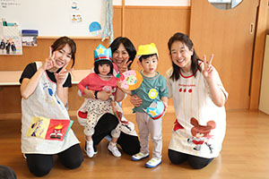 4月生まれのお誕生会　「幼稚園劇」　年少組・ひよこ・あひる・ぺんぎん