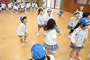 4月生まれのお誕生会　「春の大運動会」　年長組