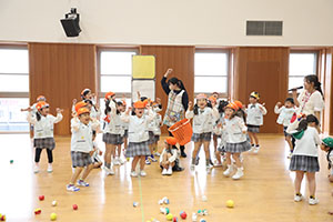 4月生まれのお誕生会　「春の大運動会」　年長組