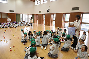 4月生まれのお誕生会　「春の大運動会」　年長組