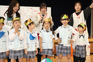 4月生まれのお誕生会　「春の大運動会」　年長組
