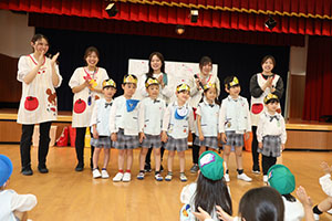 4月生まれのお誕生会　「春の大運動会」　年長組