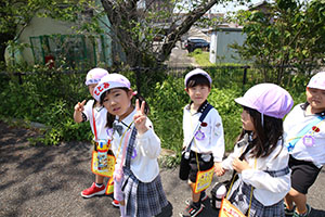 お散歩にでかけました　ばら・すみれ