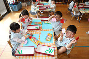いちごの制作　こあら
