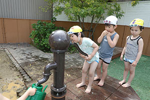 泥んこ遊び　たんぽぽ・ひまわり