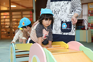 エンゼルドームでサーキット　ひよこ・あひる・ぺんぎん