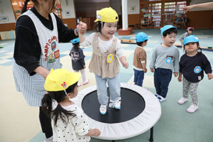 エンゼルドームでサーキット　ひよこ・あひる・ぺんぎん