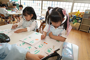 谷口先生の習字教室　年長