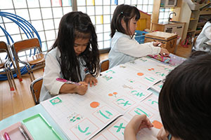 谷口先生の習字教室　年長