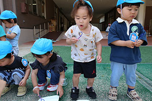 シャボン玉楽しかったね　あひる・ぺんぎん