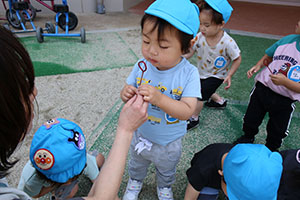 シャボン玉楽しかったね　あひる・ぺんぎん