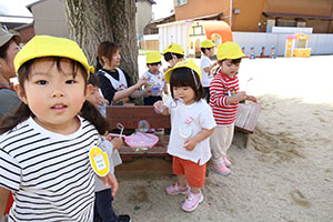 シャボン玉楽しかったね　あひる・ぺんぎん