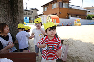 シャボン玉楽しかったね　あひる・ぺんぎん