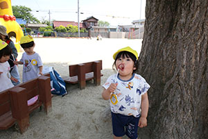 シャボン玉楽しかったね　あひる・ぺんぎん