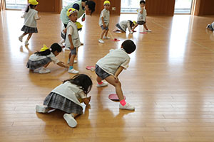 ボール取り競争　ひまわり