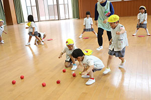 ボール取り競争　ひまわり