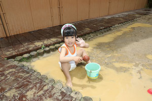 泥んこ遊び　ことり・さくら