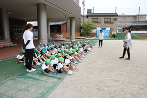 サッカー教室が開かれました　A・B