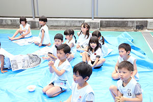 ぶくぶくシャボン玉に挑戦　A