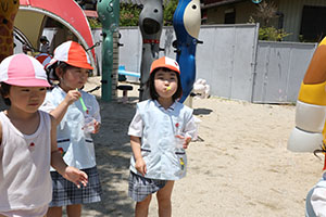 シャボン玉　楽しかったね　きりん