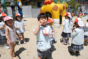 シャボン玉　楽しかったね　きりん