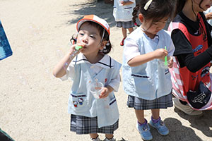 シャボン玉　楽しかったね　きりん