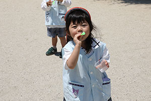 シャボン玉　楽しかったね　きりん