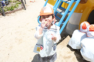 シャボン玉　楽しかったね　きりん