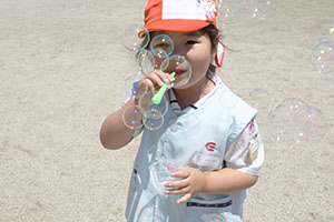 シャボン玉　楽しかったね　きりん