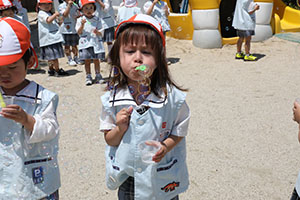 シャボン玉　楽しかったね　きりん