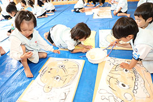 絵画教室　うさぎ・りす・こあら