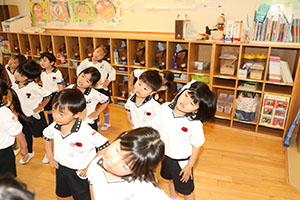 パイナポー体操頑張っています！　たんぽぽ・C・D