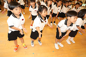 パイナポー体操頑張っています！　たんぽぽ・C・D