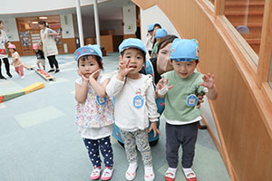 元気いっぱいサーキット遊び　ひよこ・あひる・ぺんぎん・こあら・ぱんだ・きりん