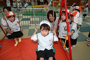 元気いっぱいサーキット遊び　ひよこ・あひる・ぺんぎん・こあら・ぱんだ・きりん