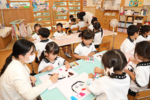 お父さんの絵の練習　さくら