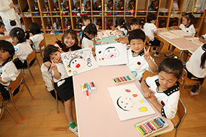 お父さんの絵の練習　さくら