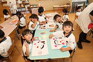 お父さんの絵の練習　さくら
