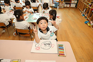 お父さんの絵の練習　さくら
