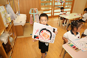 お父さんの絵の練習　さくら