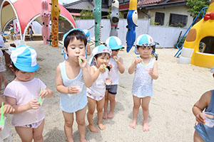 シャボン玉　楽しかったね　こあら